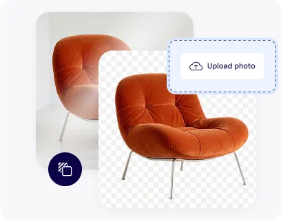 Background removed from a product photo